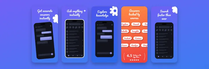 Answerly AI App Store screenshot template preview