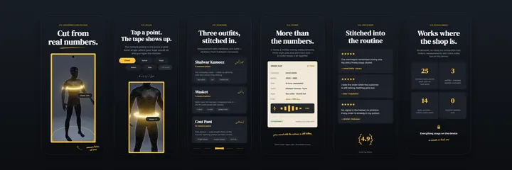 Darzi Studio App Store screenshot template preview