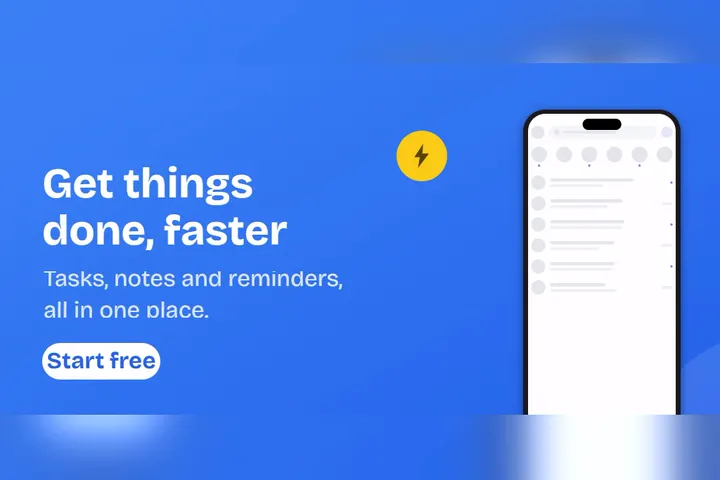 Productivity Tasks Google Play feature graphic template preview