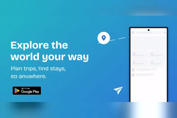 Travel Explore Google Play feature graphic template preview