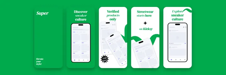 Kicksy Sneakers template preview