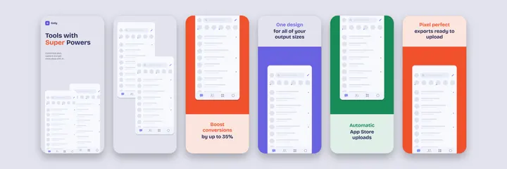 Listly Tasks App Store screenshot template preview