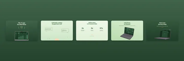 Everglade Focus Mac App Store screenshot template preview