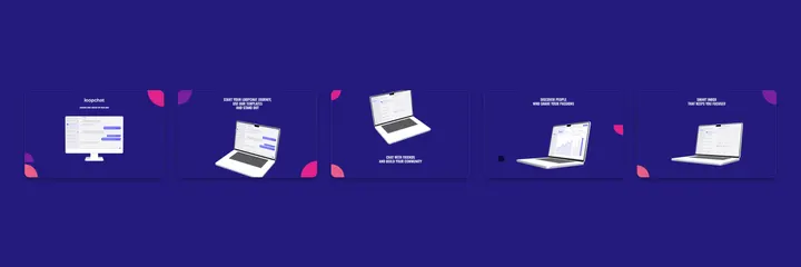 Loopchat Desk Mac App Store screenshot template preview