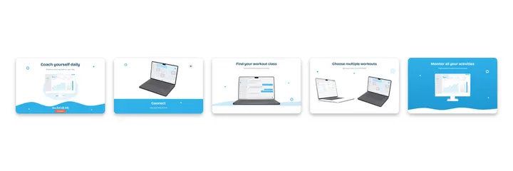 Skyfit Coach Mac App Store screenshot template preview