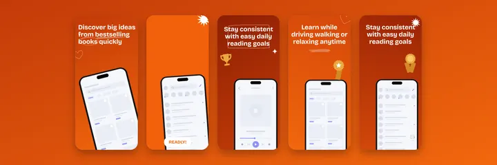 Readly App Store screenshot template preview