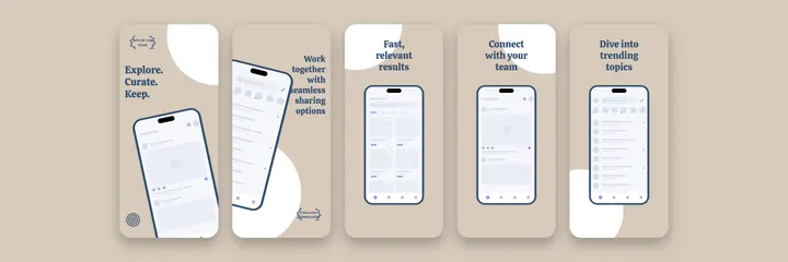 Threadly Social App Store screenshot template preview