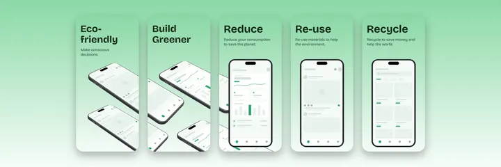 Verda Eco App Store screenshot template preview